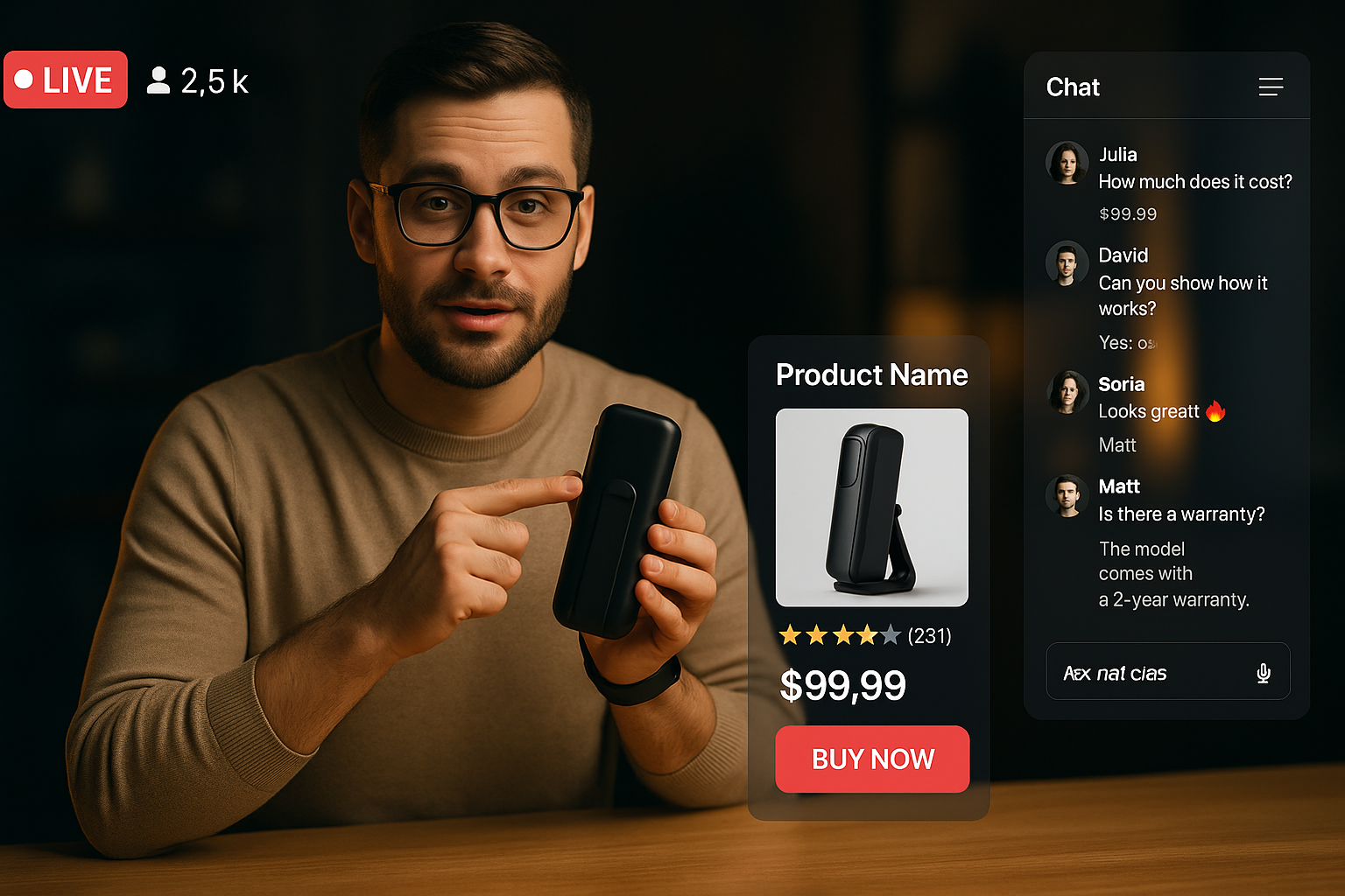 Video marketing y compras en vivo en ecommerce